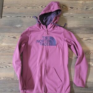 The Northface light weight zip up hoodie